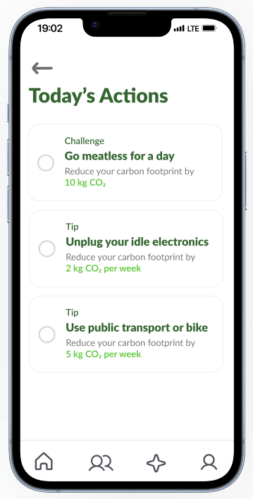 Forest Friend app screen